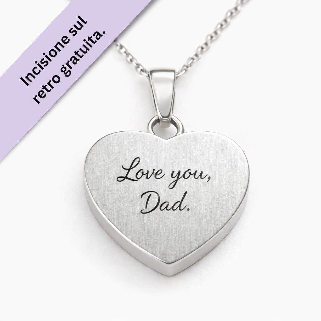 Siempre™ - Collana personalizzata in acciao inossidabile